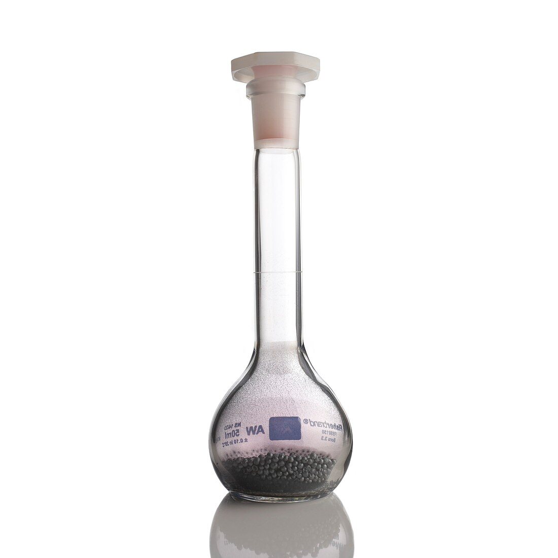 Iodine in a flask