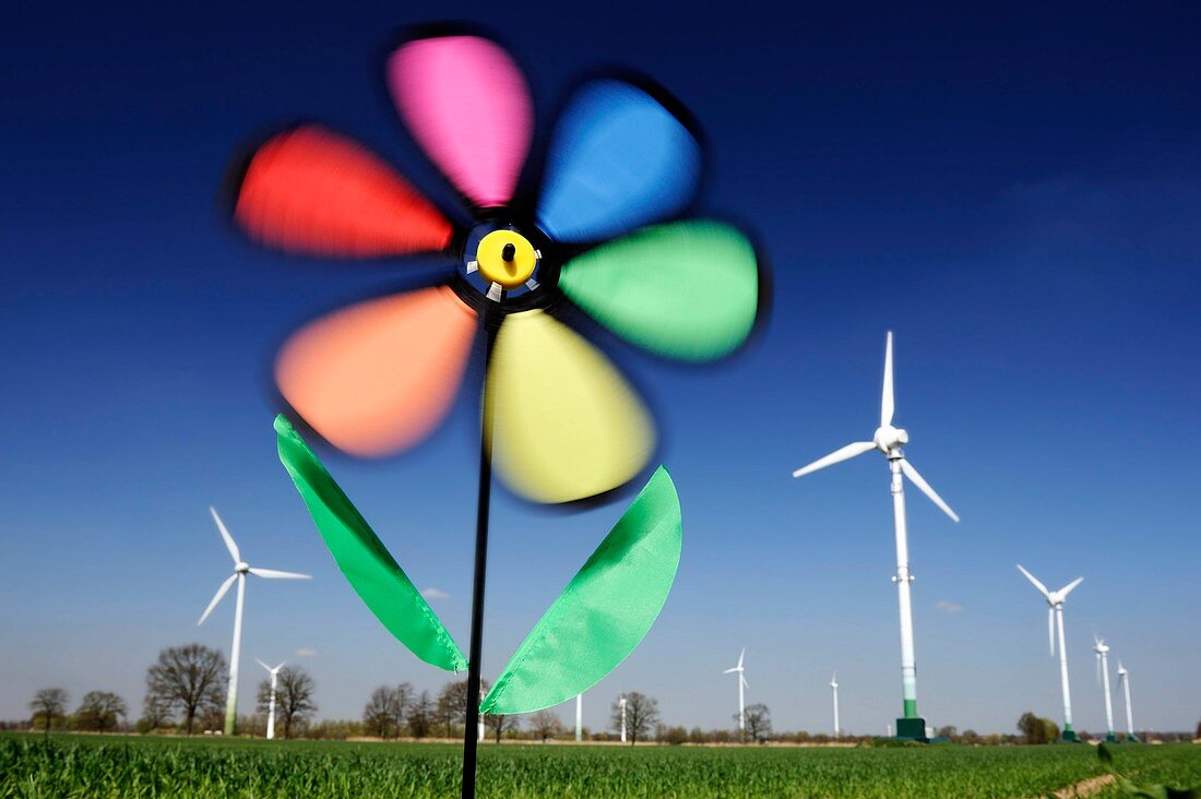 Wind power,conceptual image
