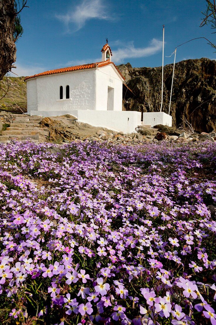 Chapel on Lesvos Island,Greece