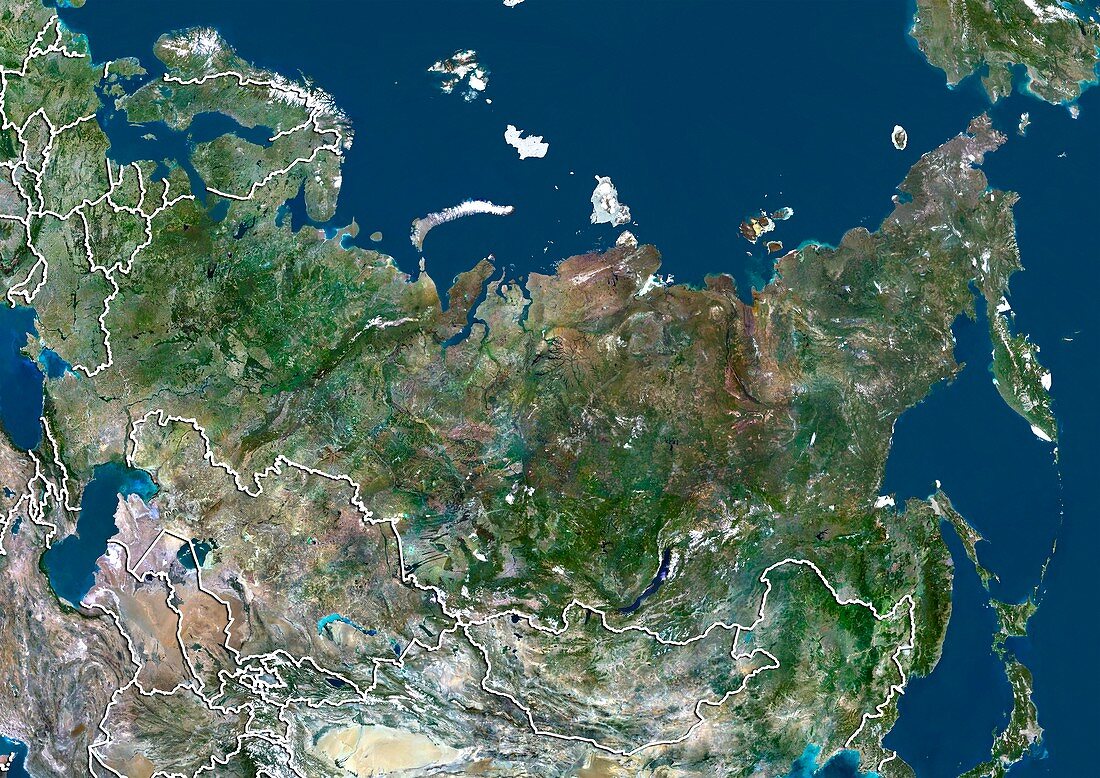 Russia,satellite image