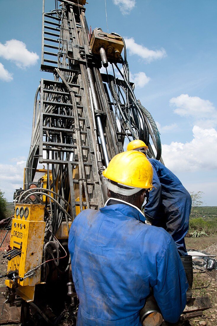 Mineral exploration drilling,Kenya