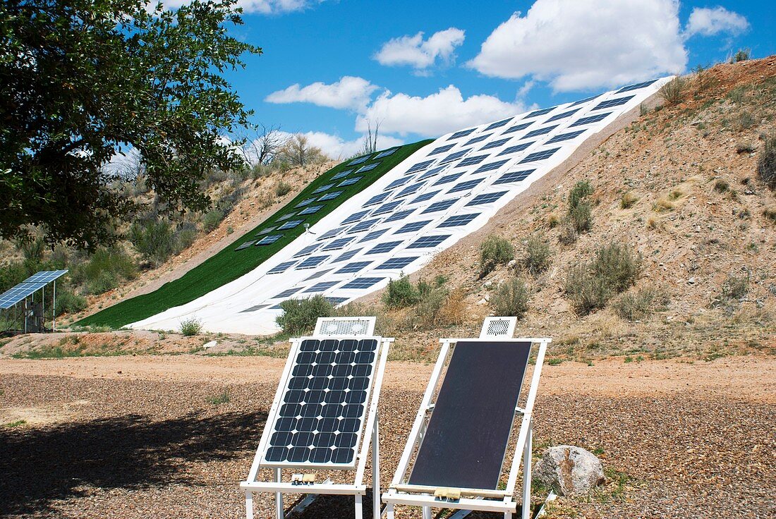Solar cell experiments at Biosphere 2