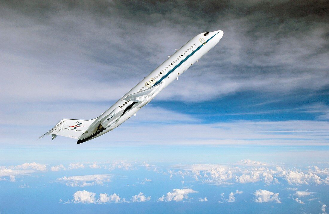 NASA's C-9 zero-gravity aeroplane