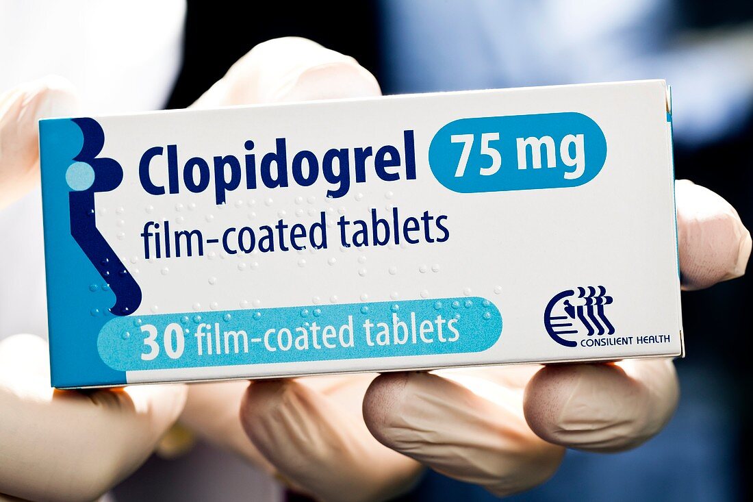 Clopidogrel anti-clotting tablets