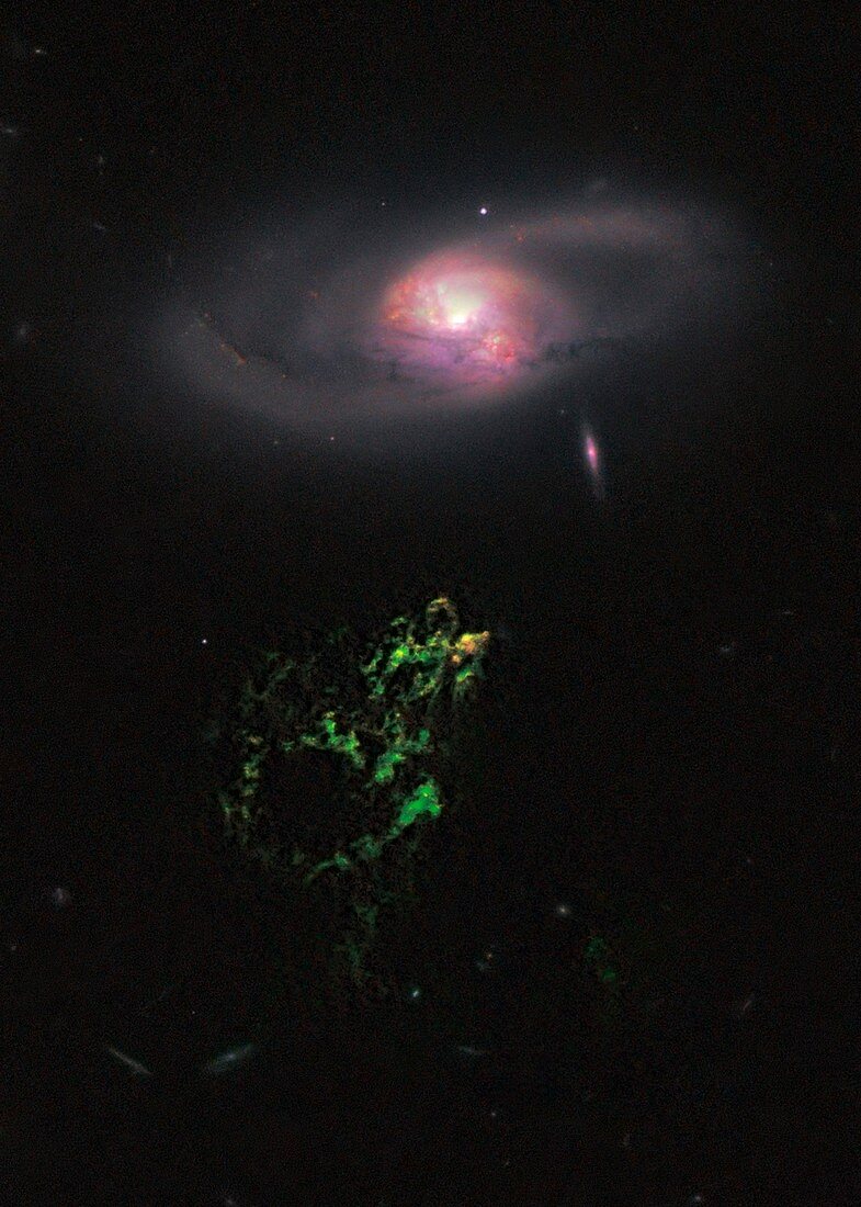 Hanny's Voorwerp and galaxy IC 2497