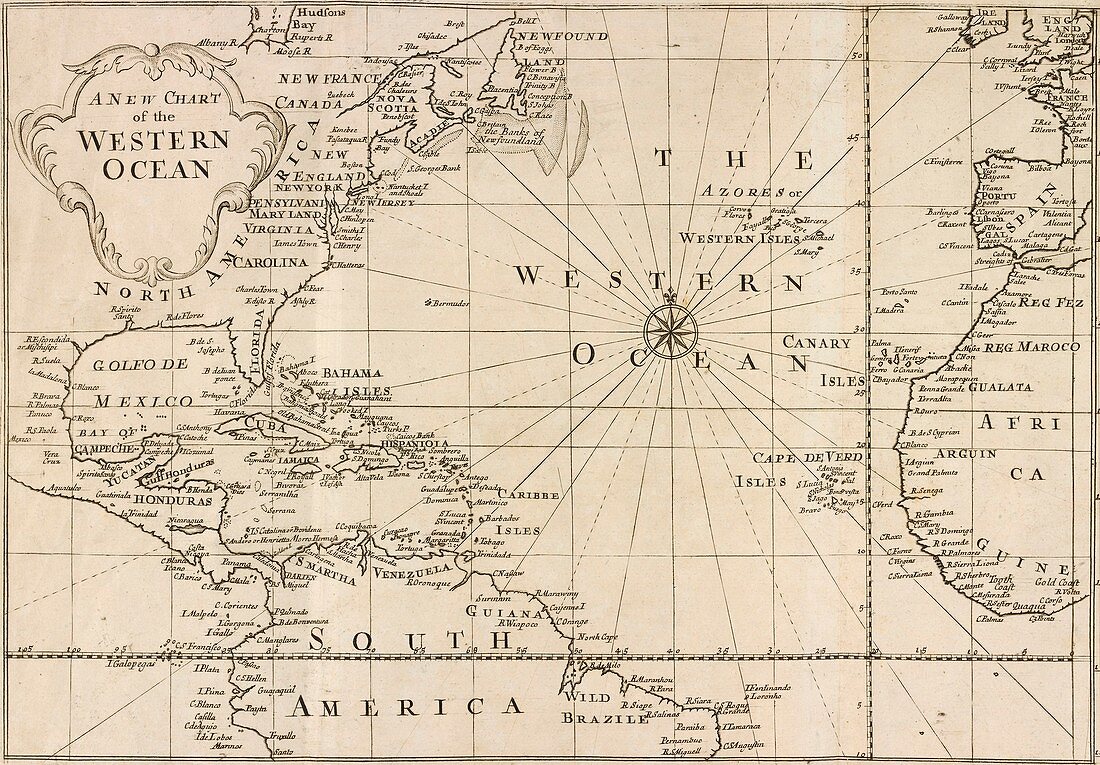 Map of the Western Ocean