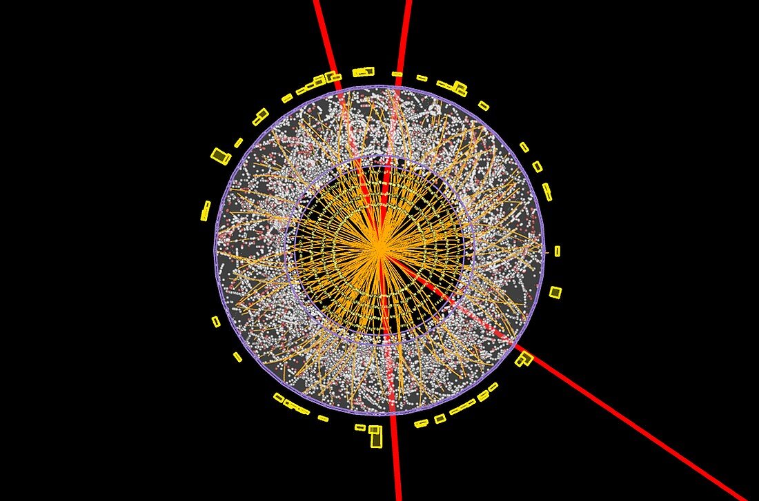 Higgs boson event,ATLAS detector