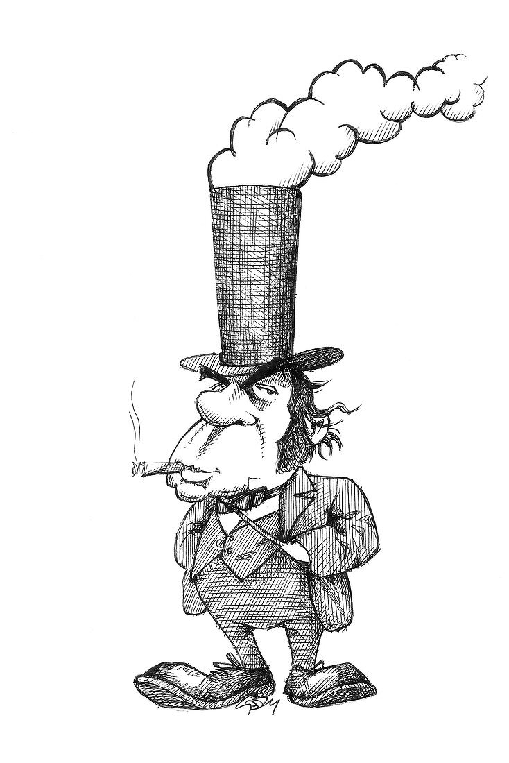 Isambard Kingdom Brunel,caricature