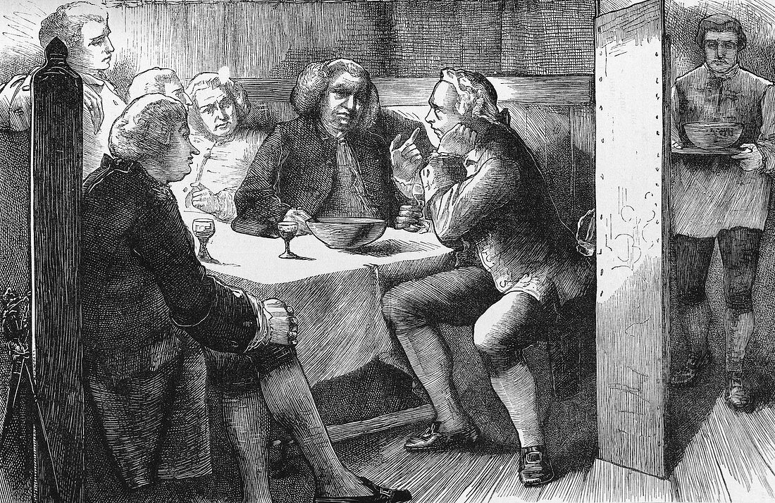 Samuel Johnson and friends,1778
