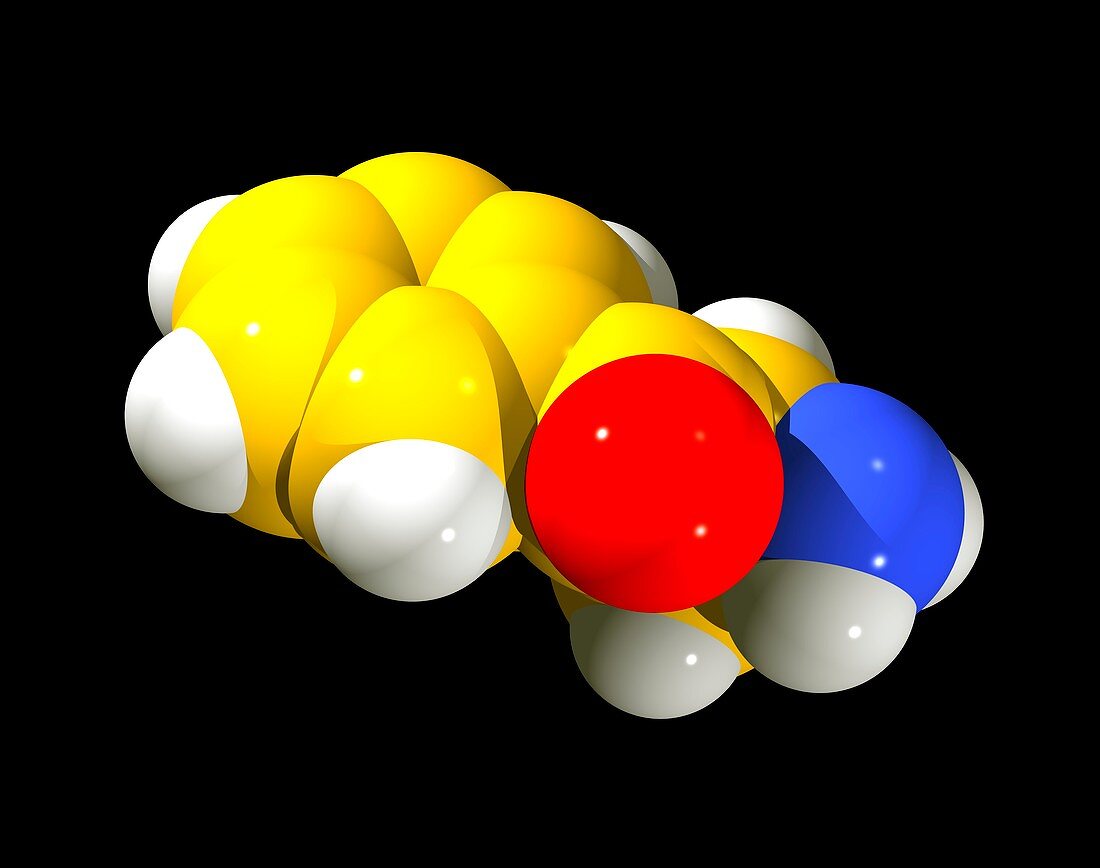 Cathinone drug molecule
