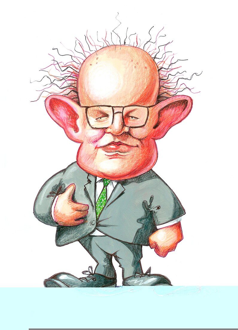 Benoit Mandelbrot,caricature
