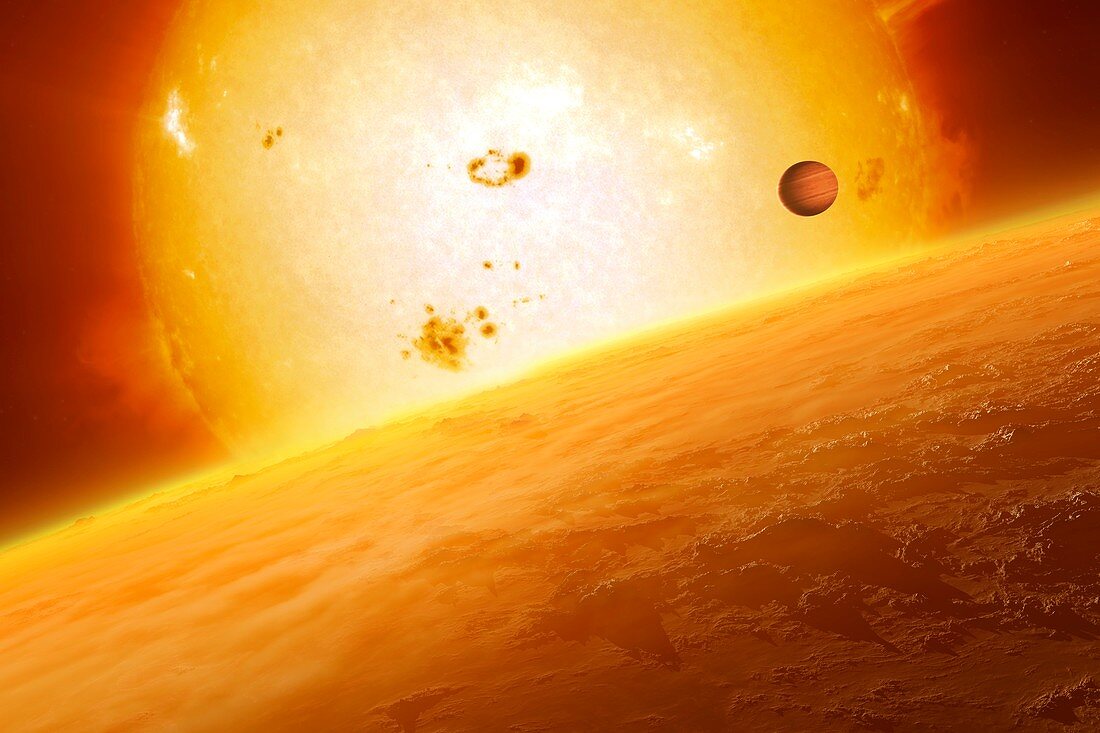 HD 15082 b exoplanet,artwork