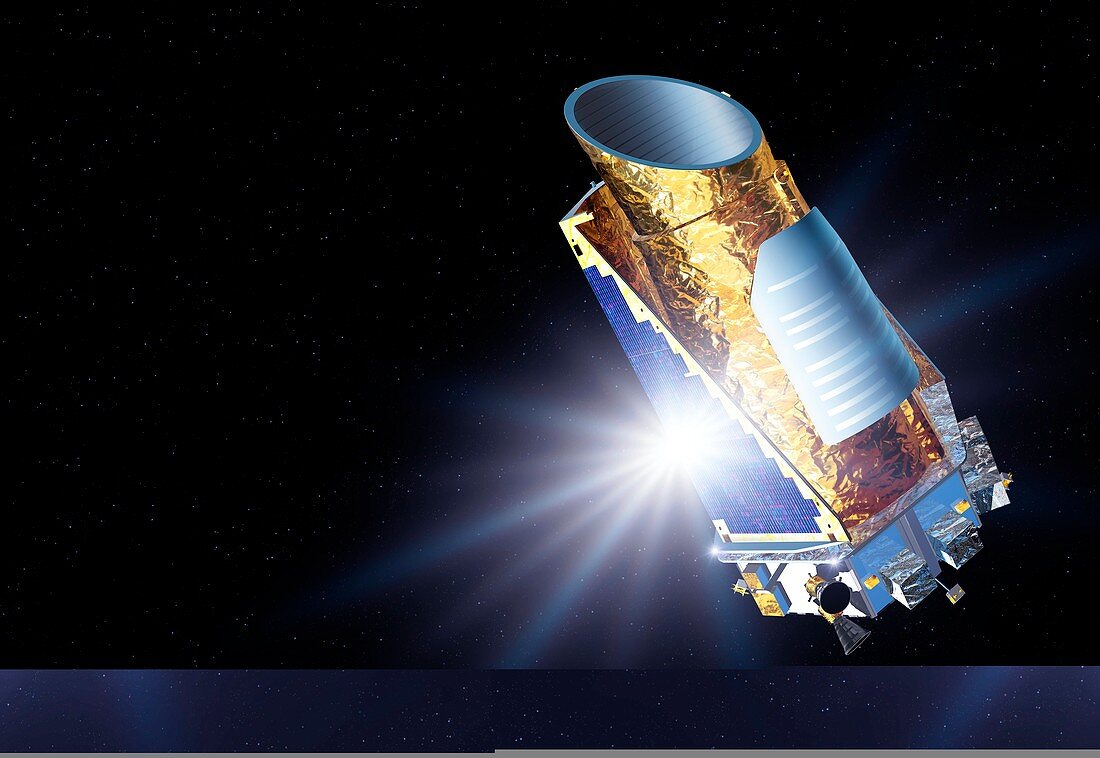 Kepler Mission space telescope,artwork