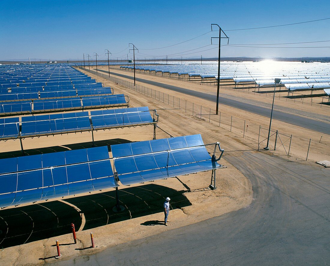 SEGS solar power plant,California,USA