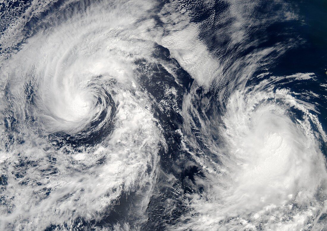 Tropical storms Boris and Cristina,2008