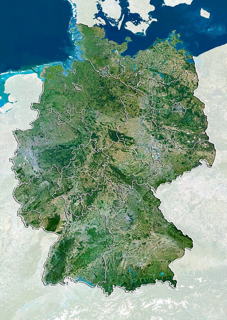 Germany,satellite image