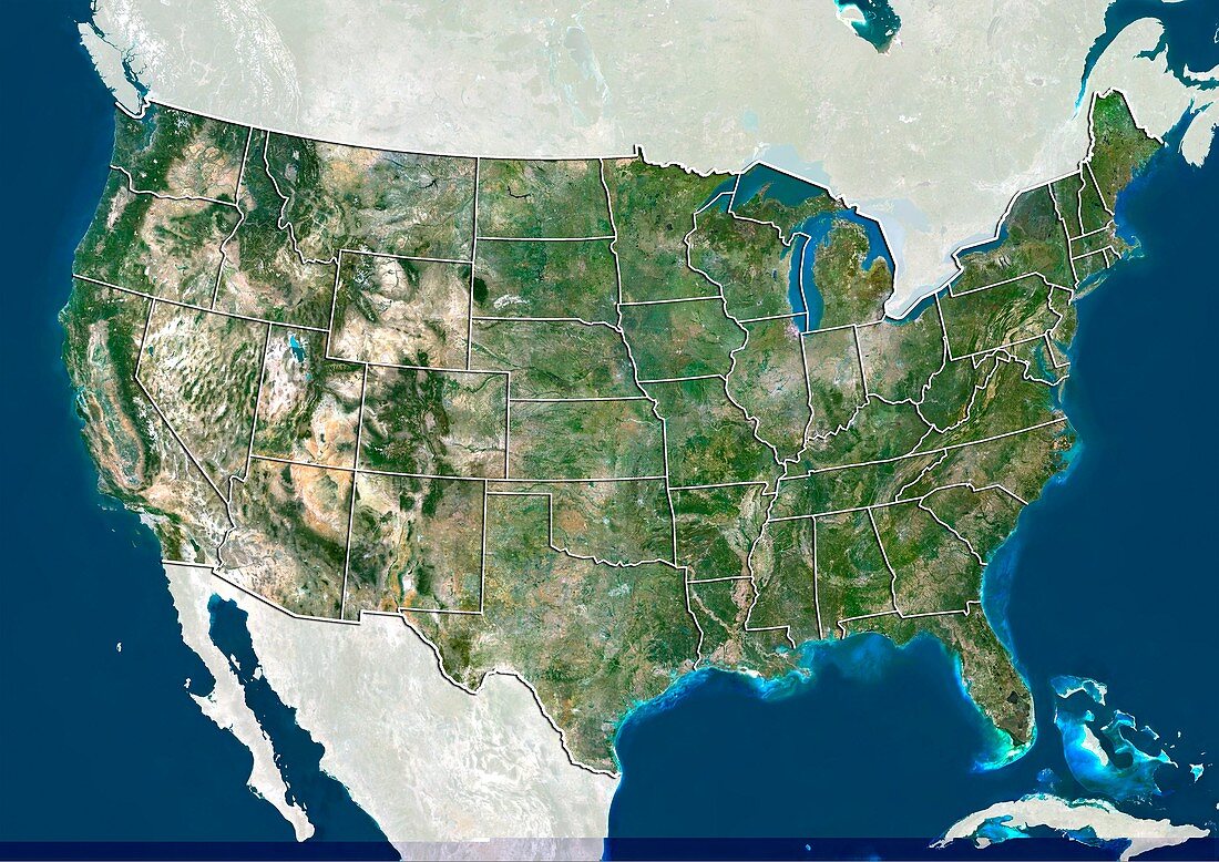 United States,satellite image