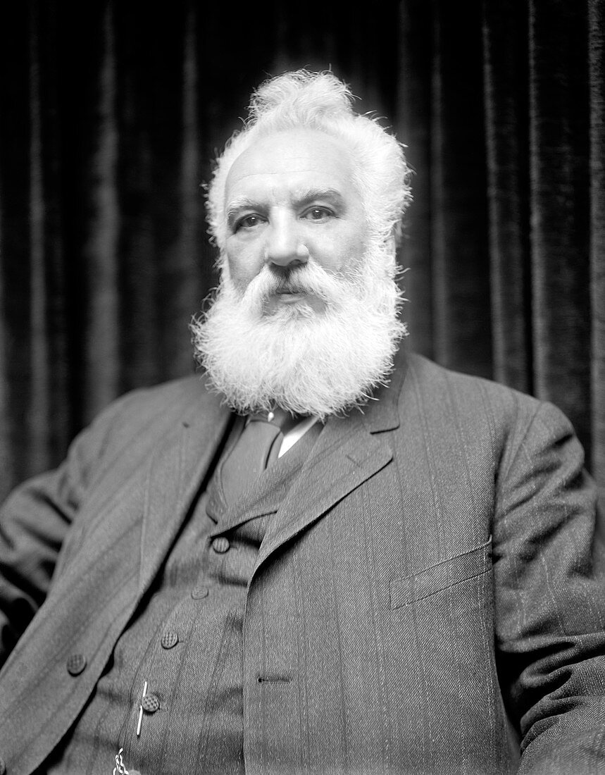 Alexander G. Bell,Scottish-US inventor