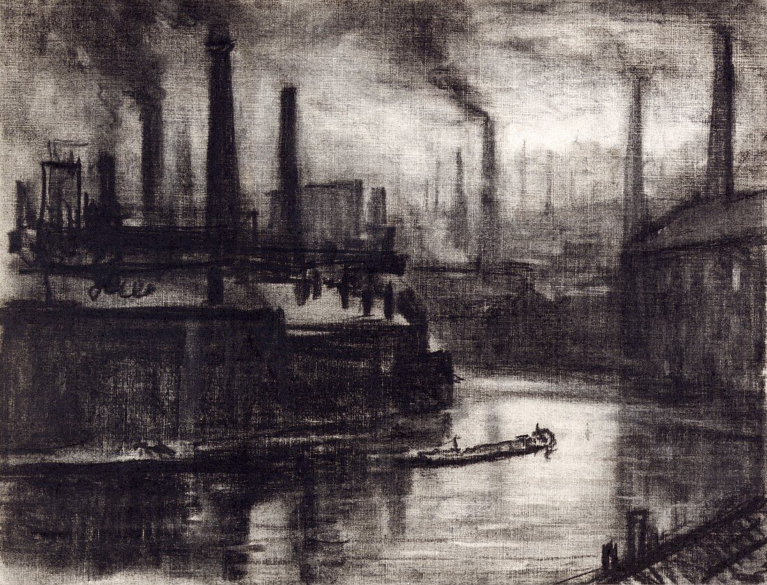 Industry in East London,1908