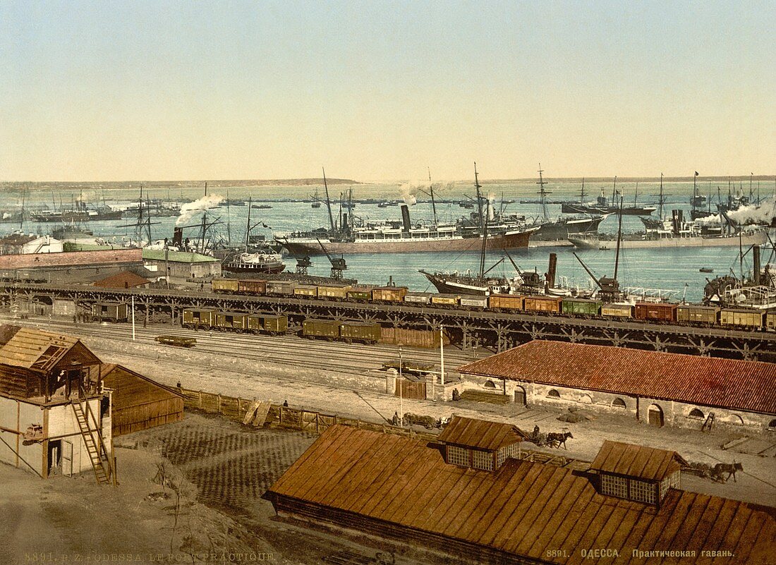 Port of Odessa,1890s