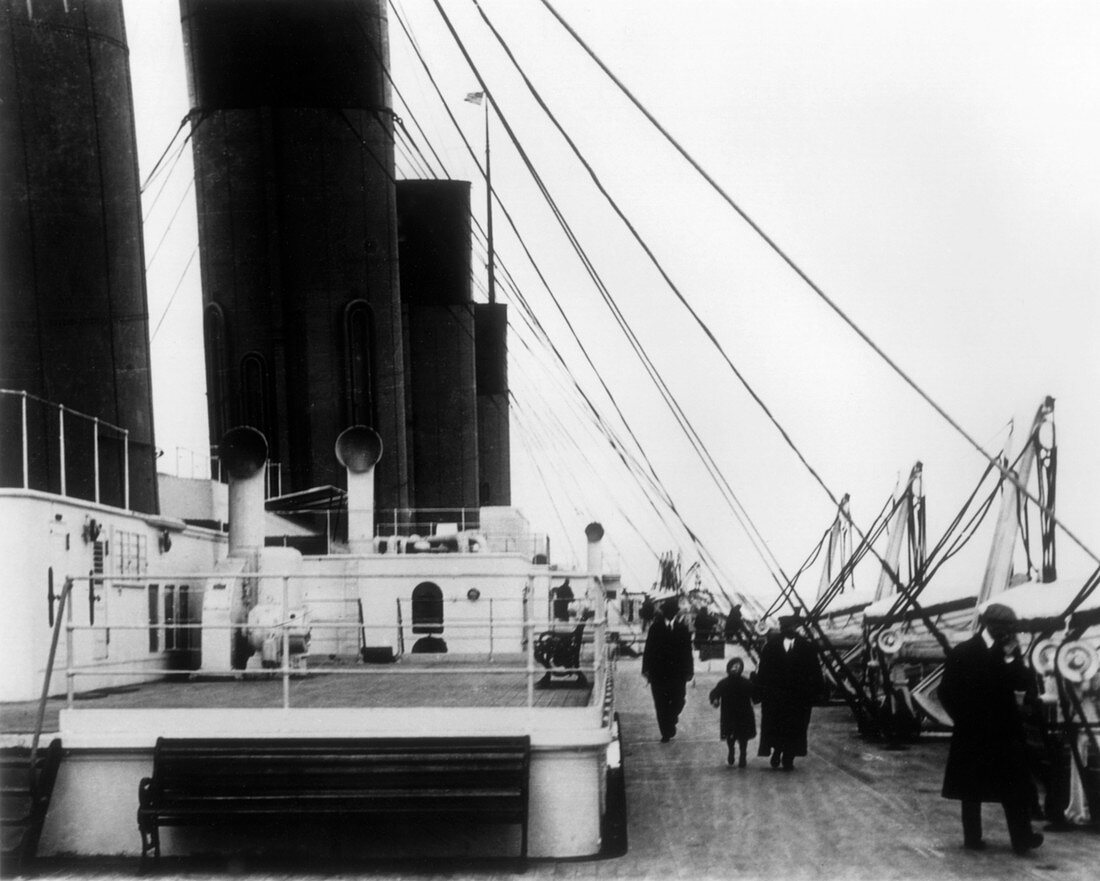 Passengers on board Titanic