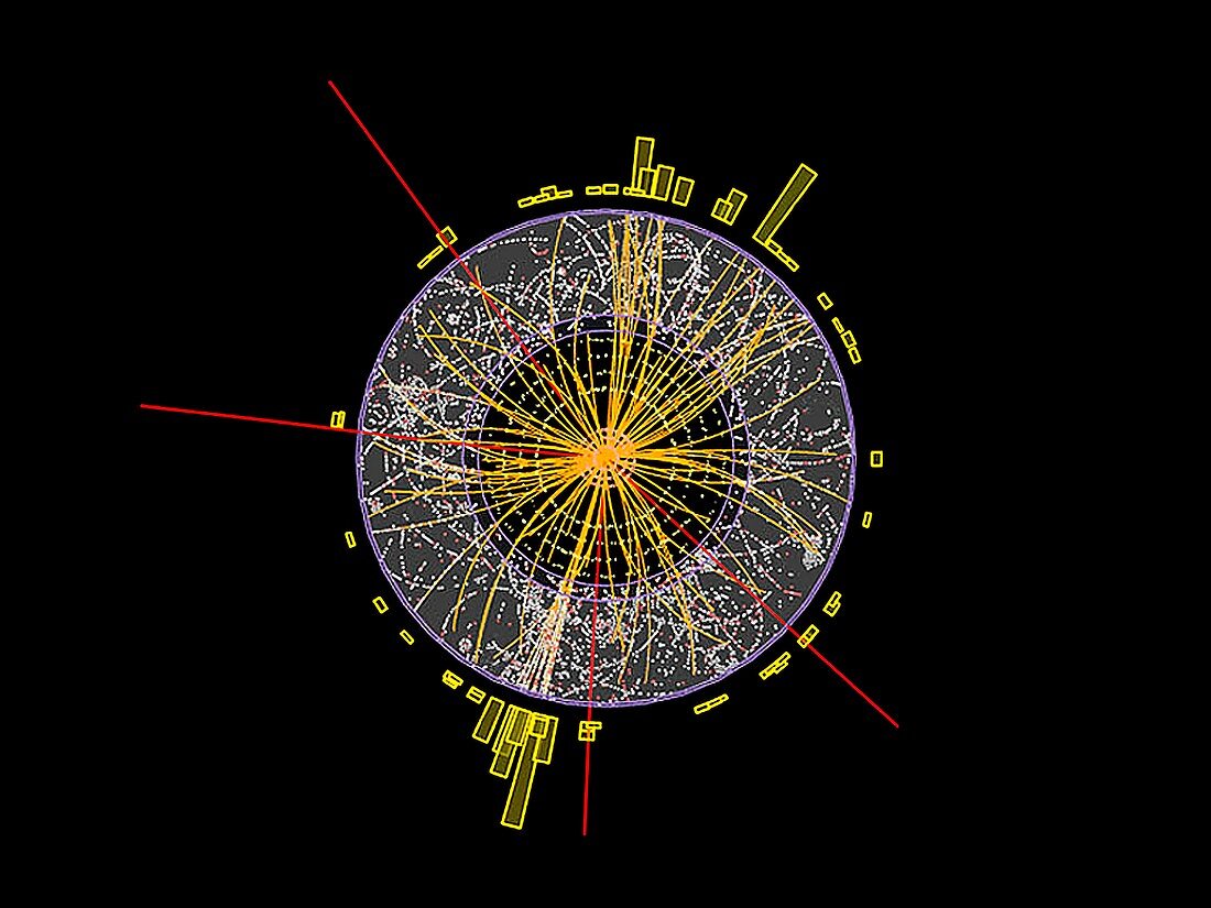 Proton collision