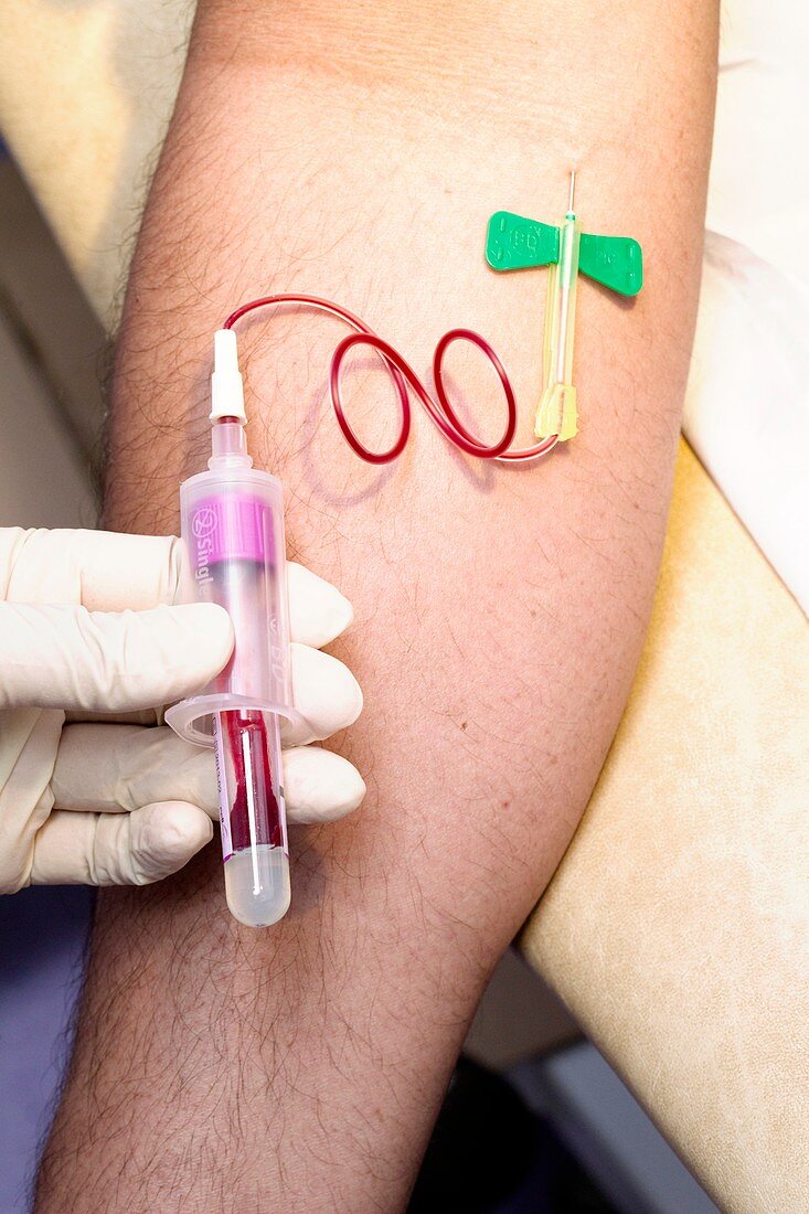 Blood sampling,tuberculosis test