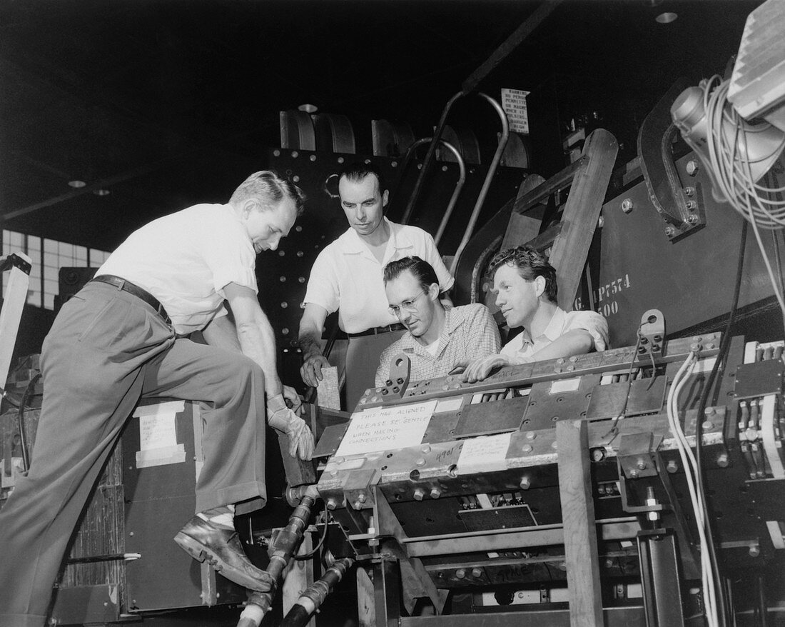 Antineutron discovery team,1956