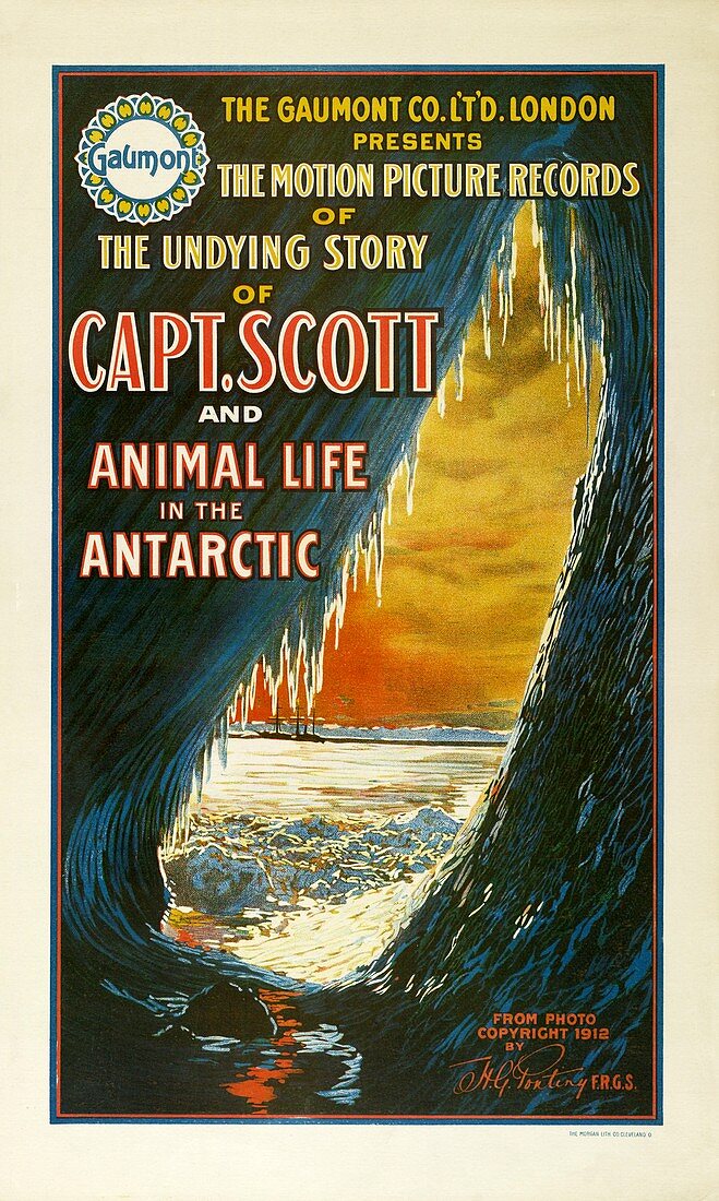Captain Scott film poster,1913