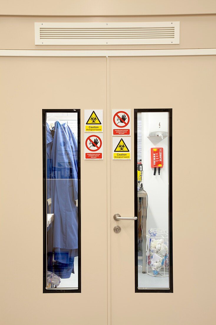 Laboratory doors