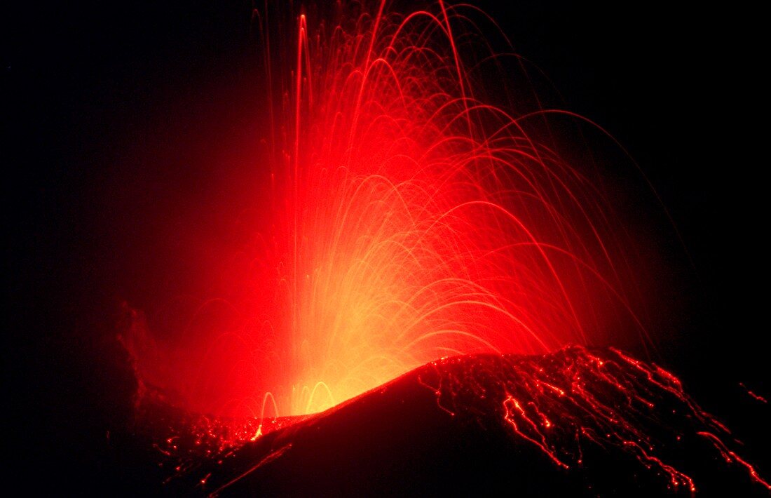 Volcanic eruption