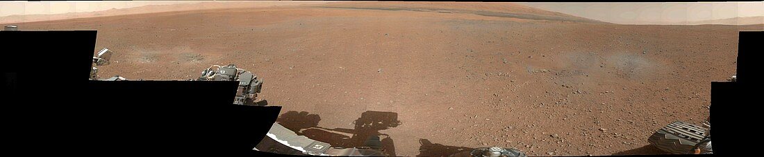 Curiosity rover's landing site,Mars