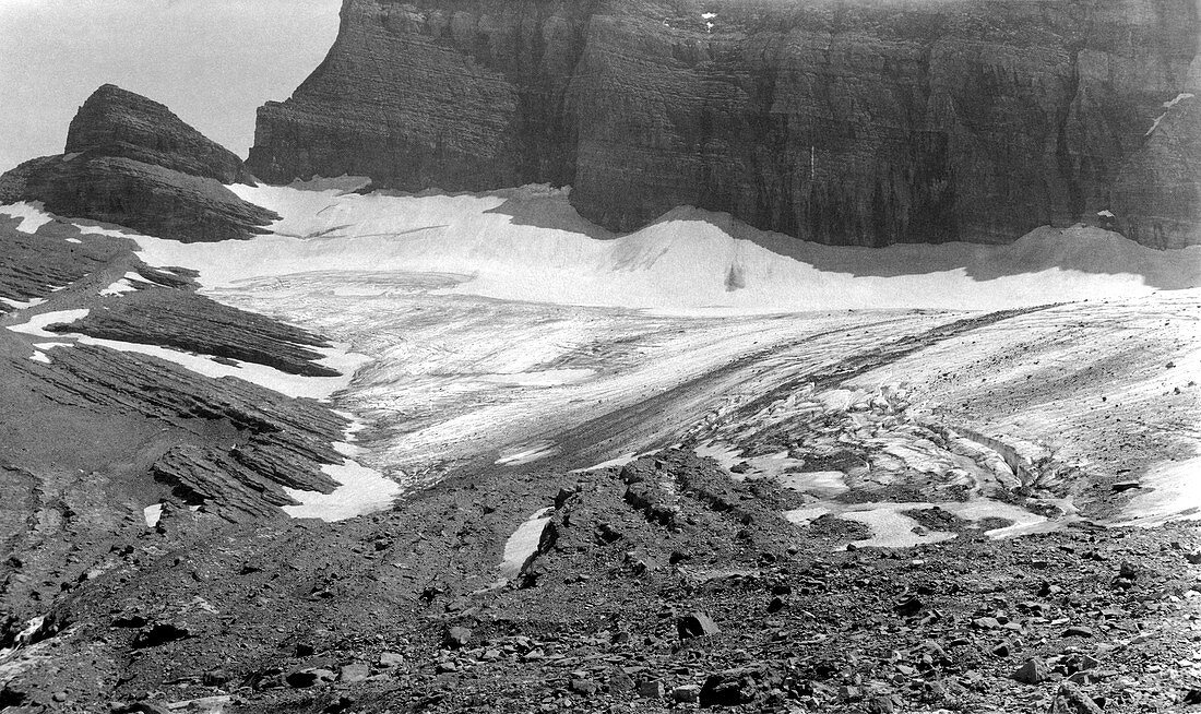 Grinnell Glacier,Montana,USA,in 1936
