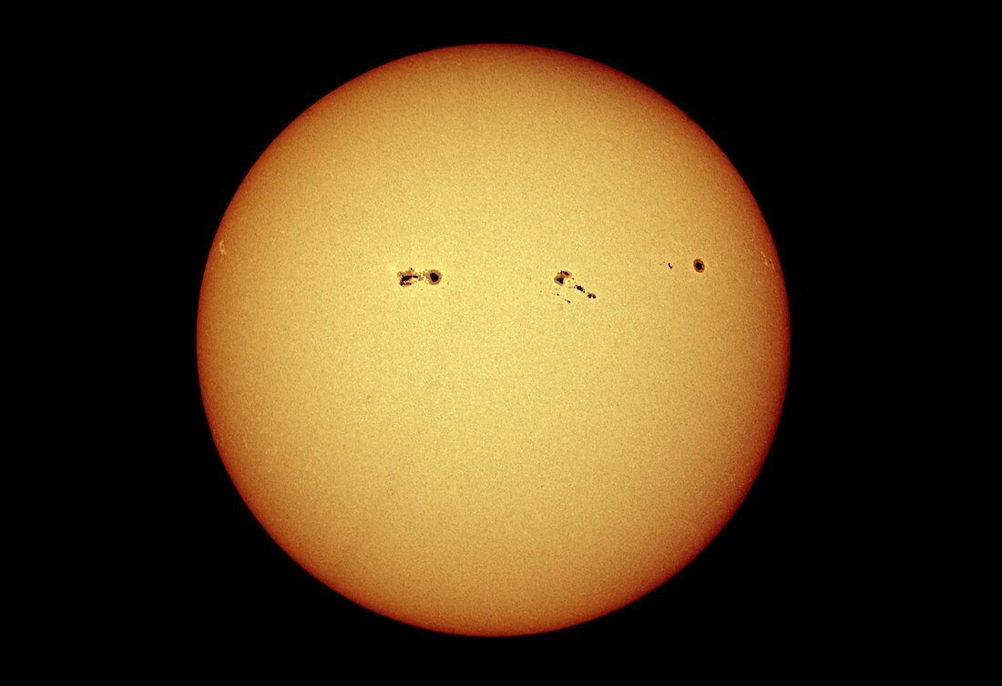 Sunspots,optical image