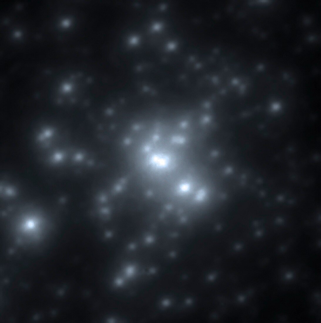 RMC 136a star cluster,infrared image