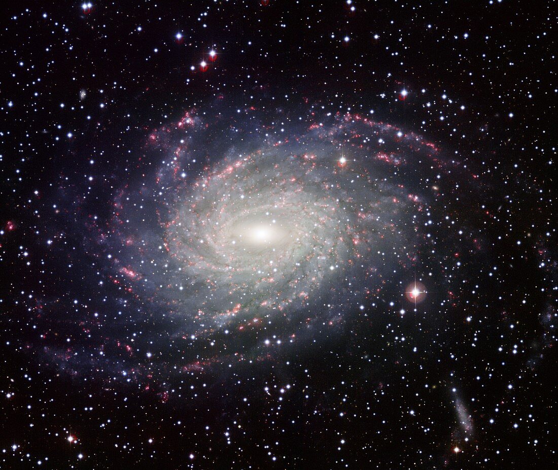Spiral galaxy NGC 6744,optical image