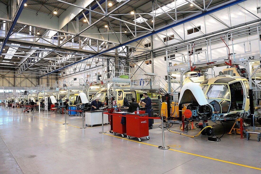 Helicopter manufacturing plant