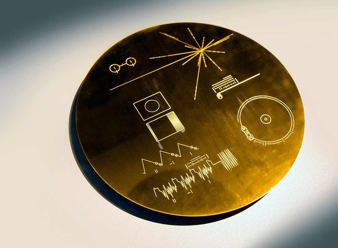 Voyager spacecraft plaque,artwork