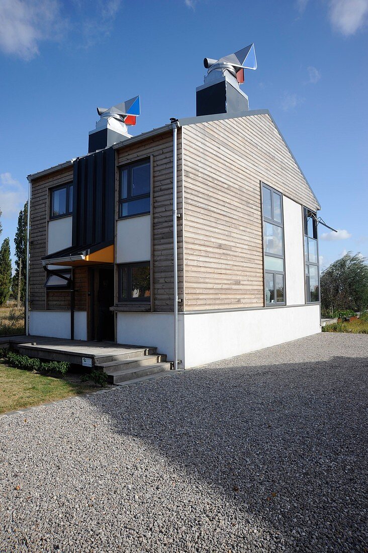 Zero-energy eco-house,France
