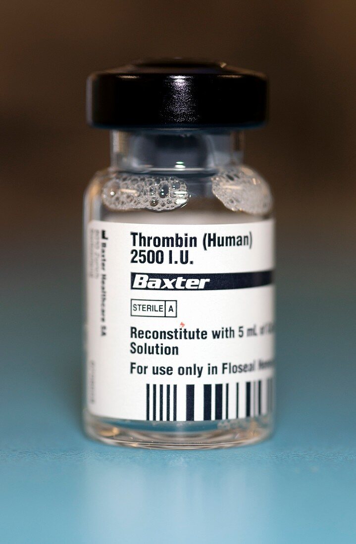 Thrombin blood-clotting factor