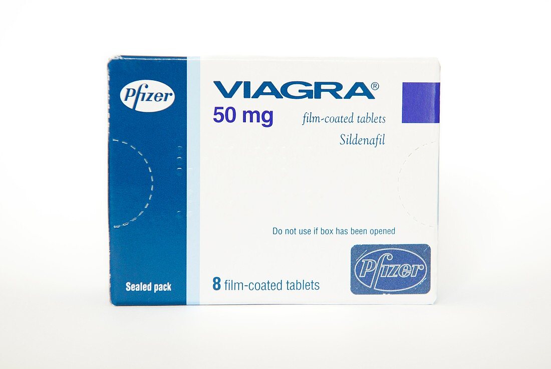 Pack of Viagra tablets