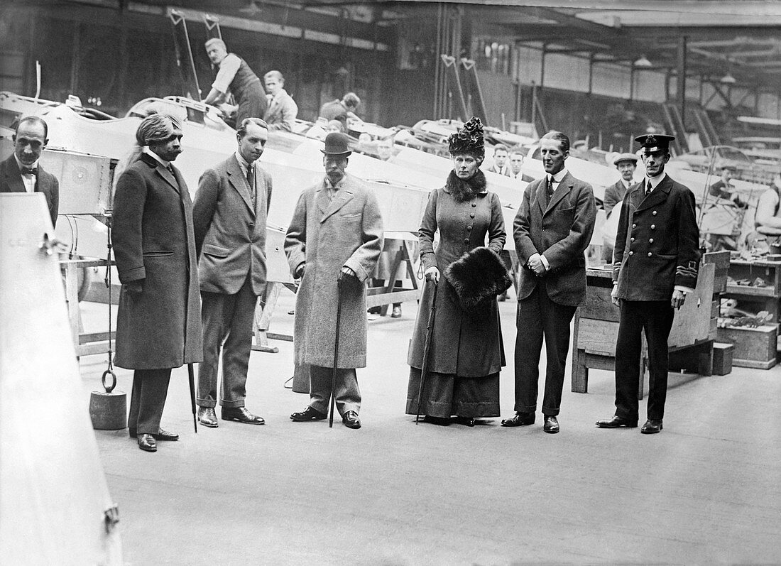 British WWI aeroplane factory visit