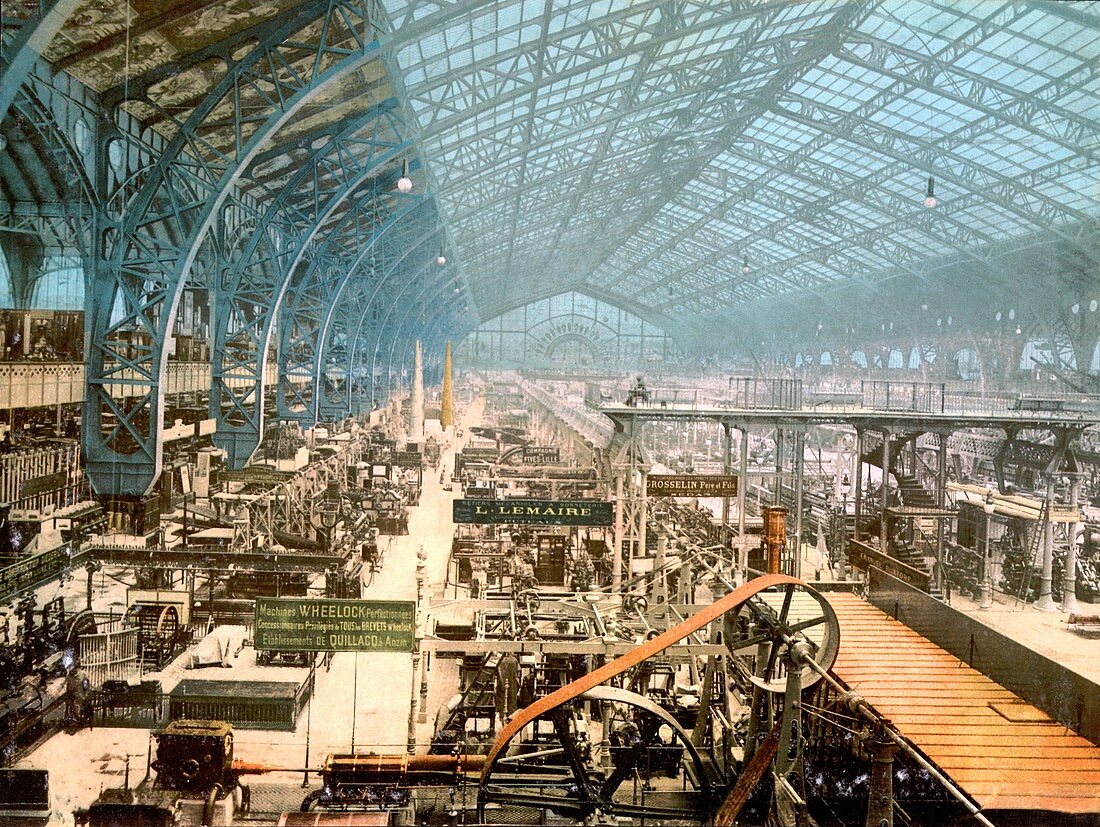 Gallery of Machines,1889 Paris Expo