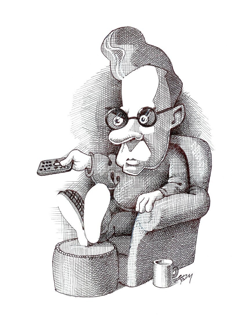 John Logie Baird,caricature