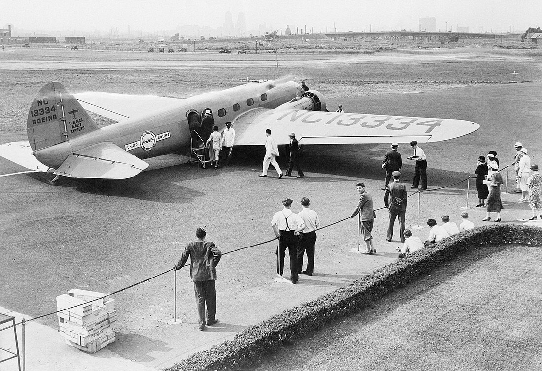 Boeing 247 airliner,1930s