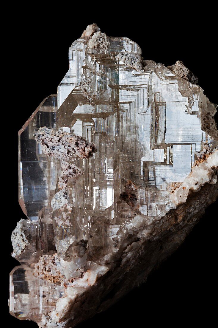 Cerussite crystals