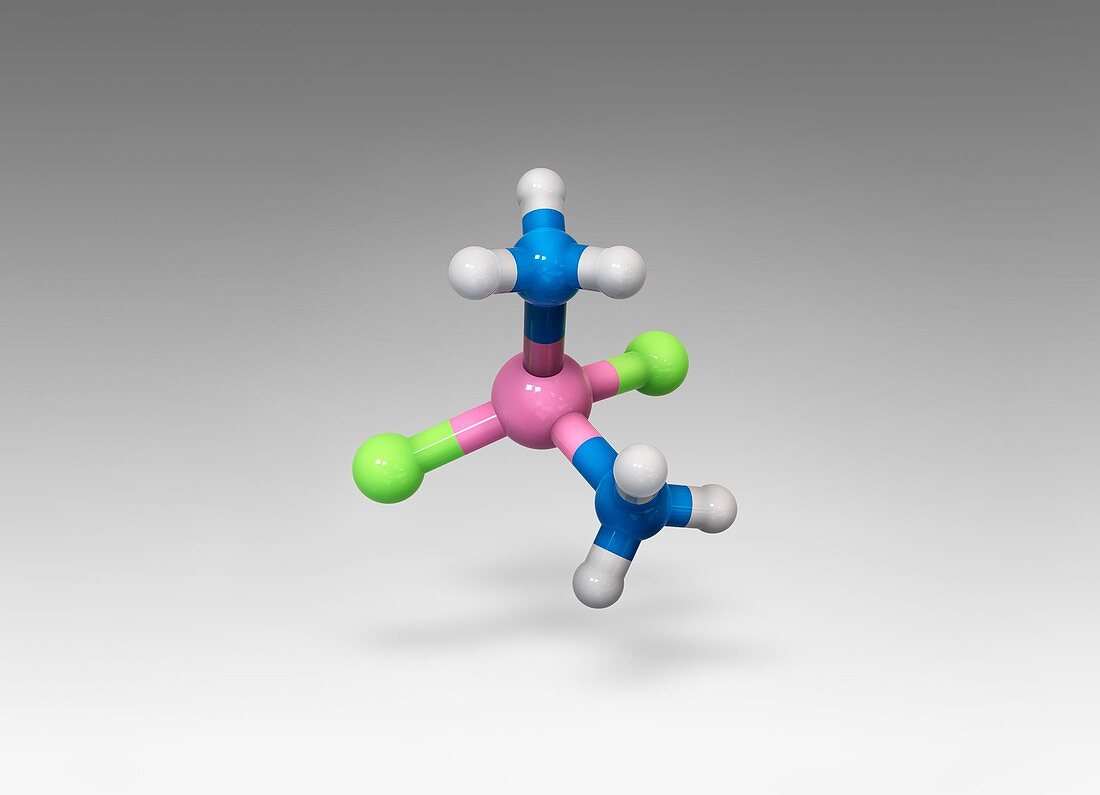 Cisplatin drug molecule