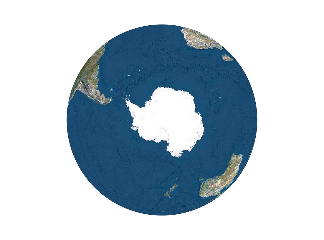 Antarctica,relief map