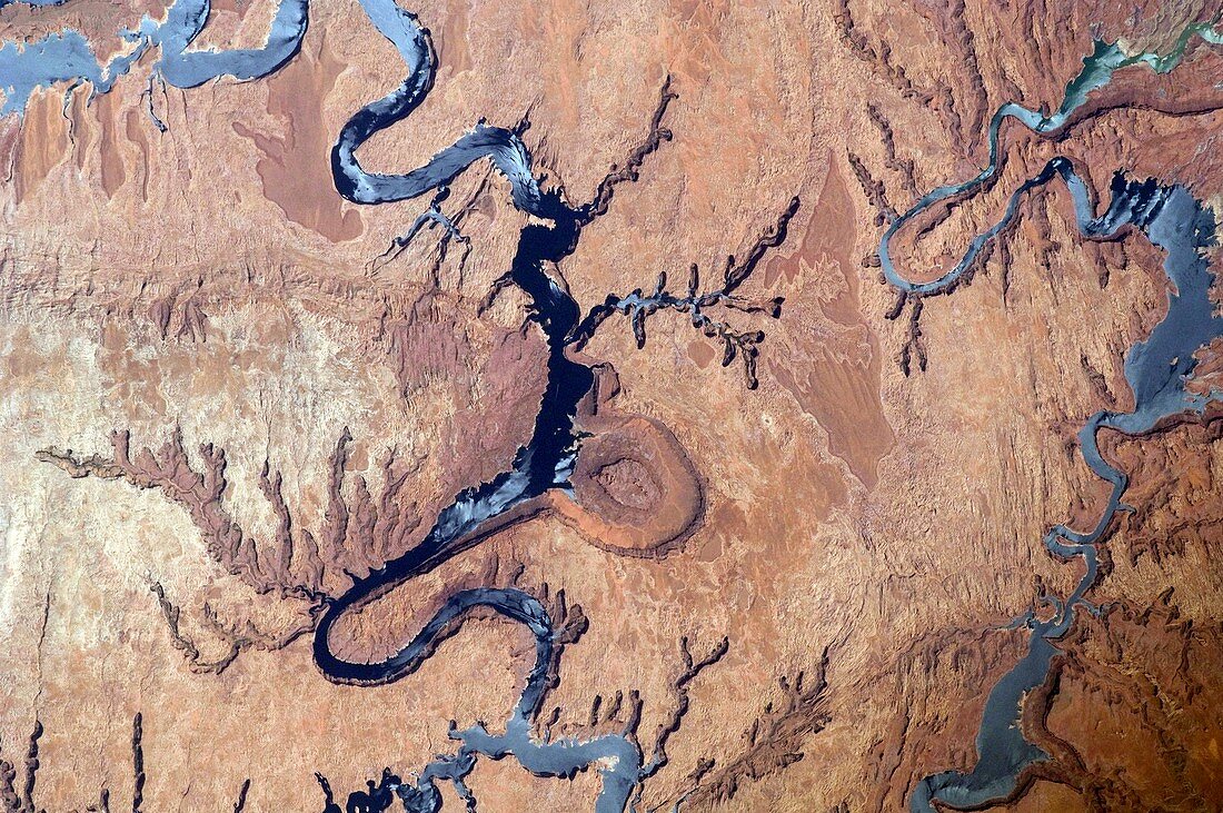 Lake Powell,Utah,ISS image