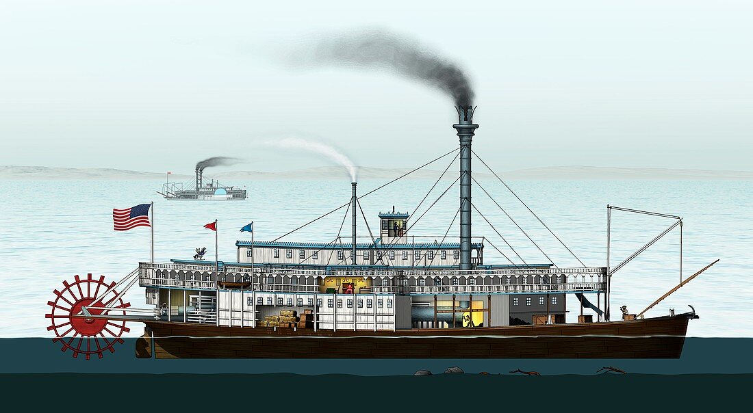 Steamboat,artwork